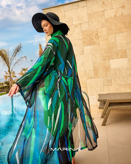 Lounge KIMONO Green Wood