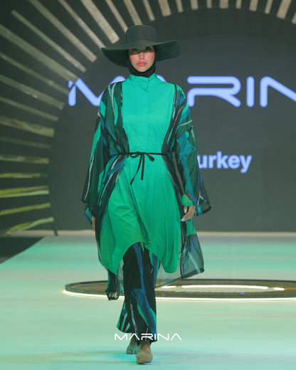 Lounge KIMONO Green Wood