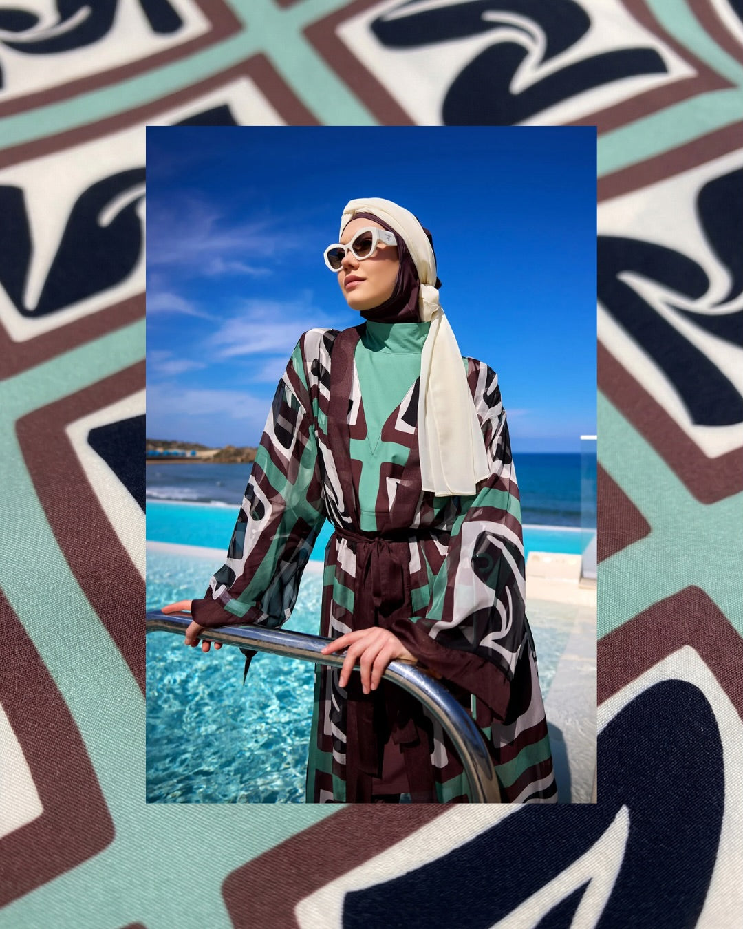 Lounge KIMONO Green Wood
