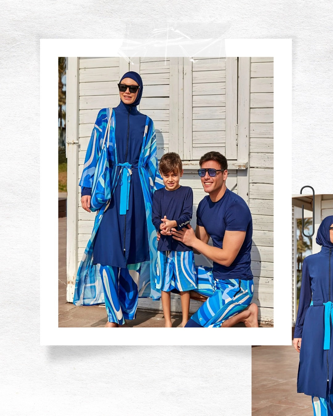 Luxury KIMONO Blue of Sea